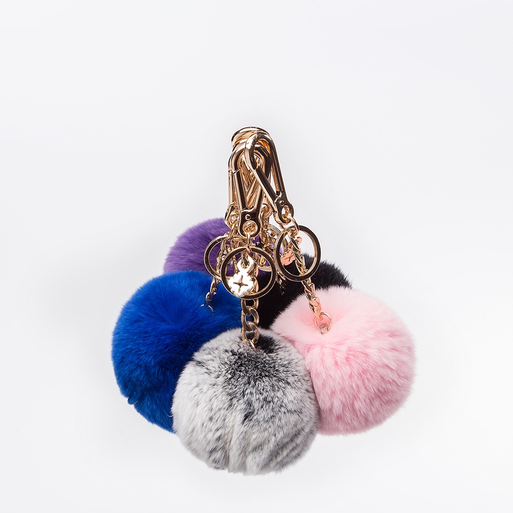Puffed Up Logo Key Ring: Women's Designer Bag Charms & Key Rings