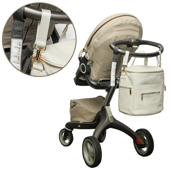 diaper bag with stroller straps