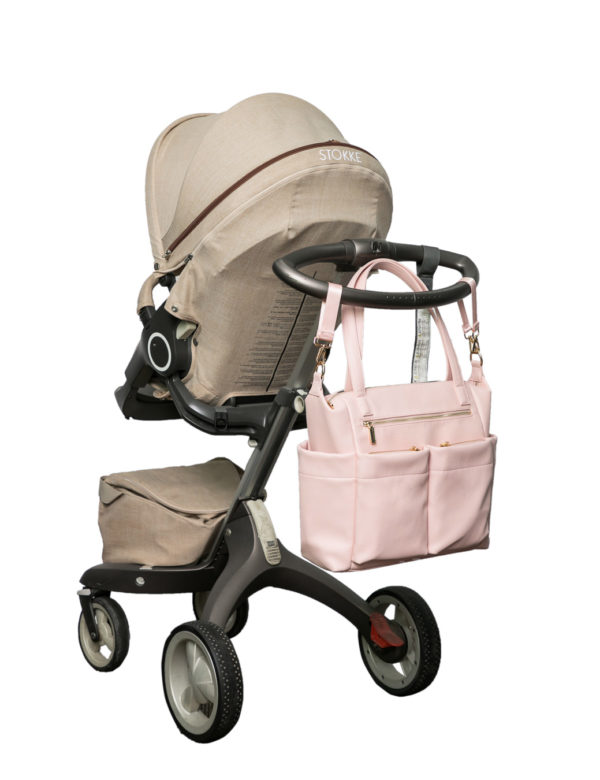 diaper bag tote with stroller straps