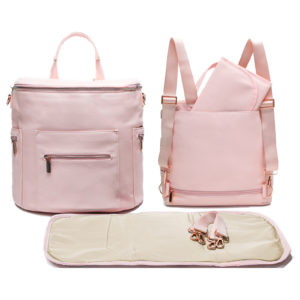 diaper bag by miss fong-pink rose