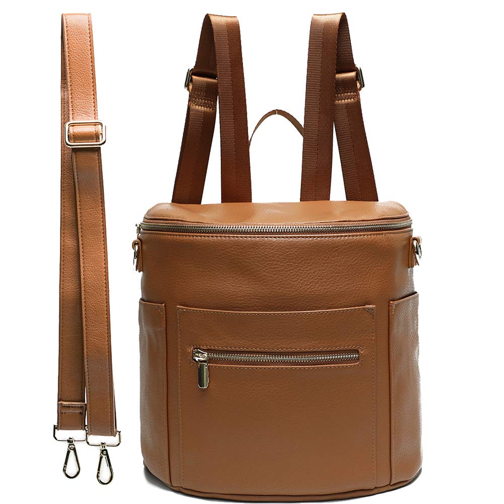Fawn Design The Mini Diaper Backpack in Brown