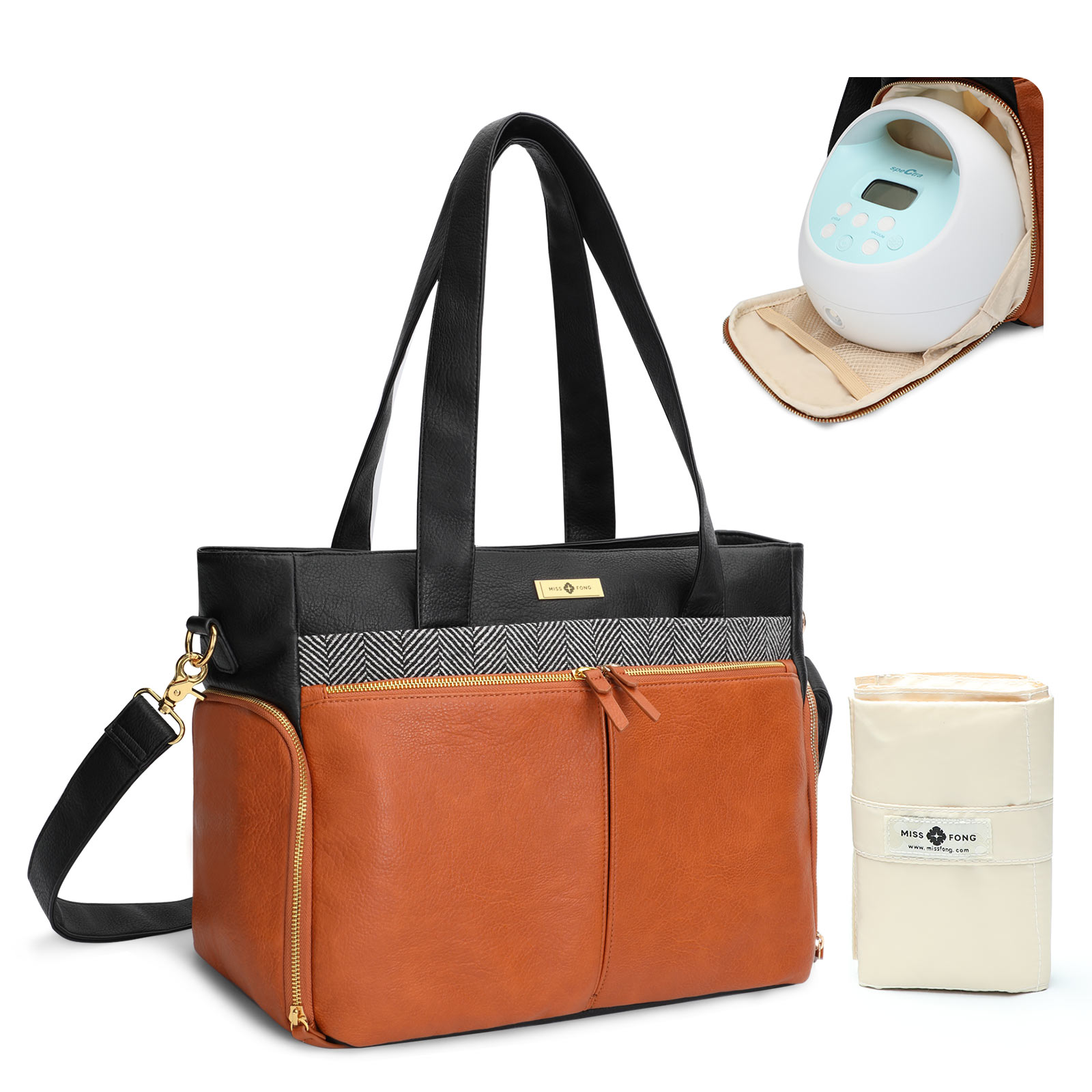 Nuna Diaper Bag | Backpackable & Bottle Bag